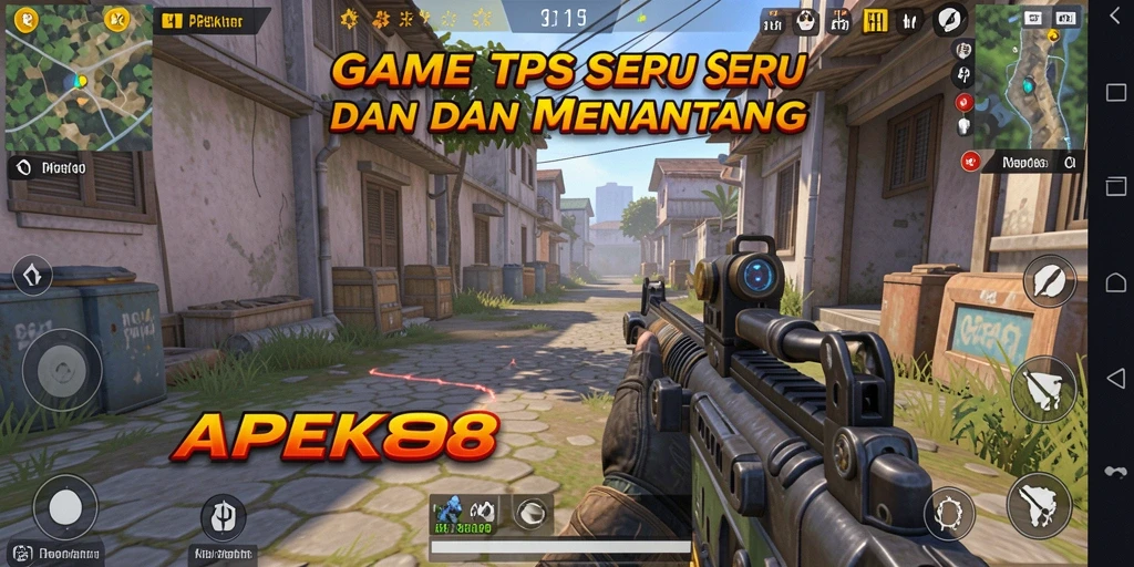 Tampilan aksi seru dalam APEK88 dengan gameplay TPS yang mendebarkan.
