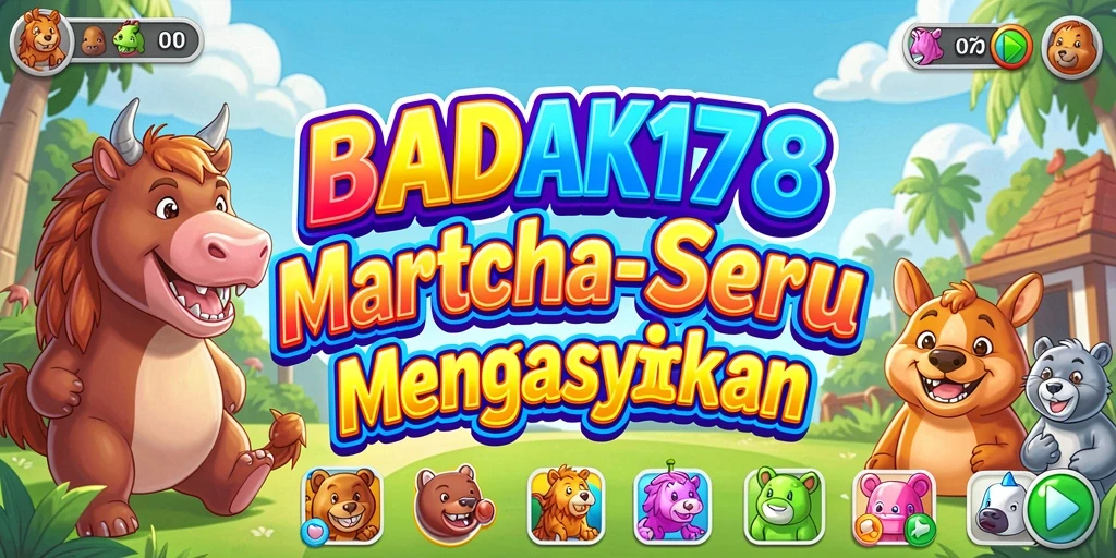 Tampilan gameplay seru dari BADAK178 dengan tantangan Match-3.