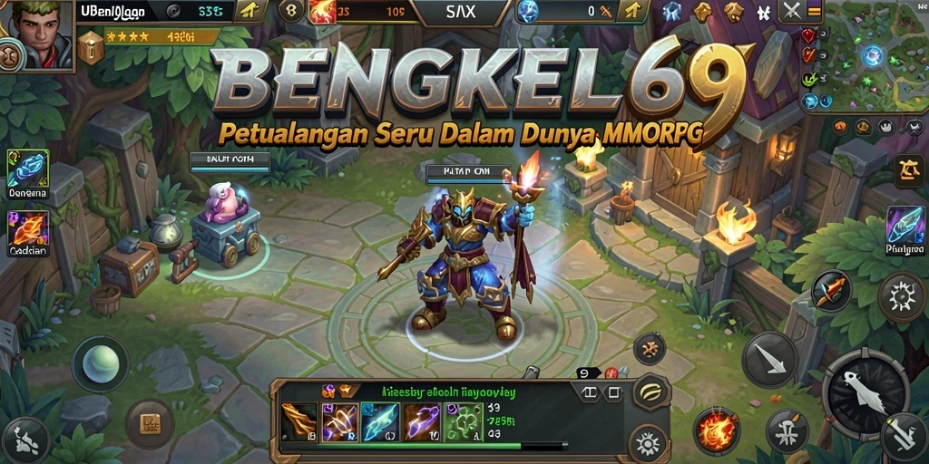 Tampilan gameplay BENGKEL69 yang menakjubkan dalam petualangan MMORPG.
