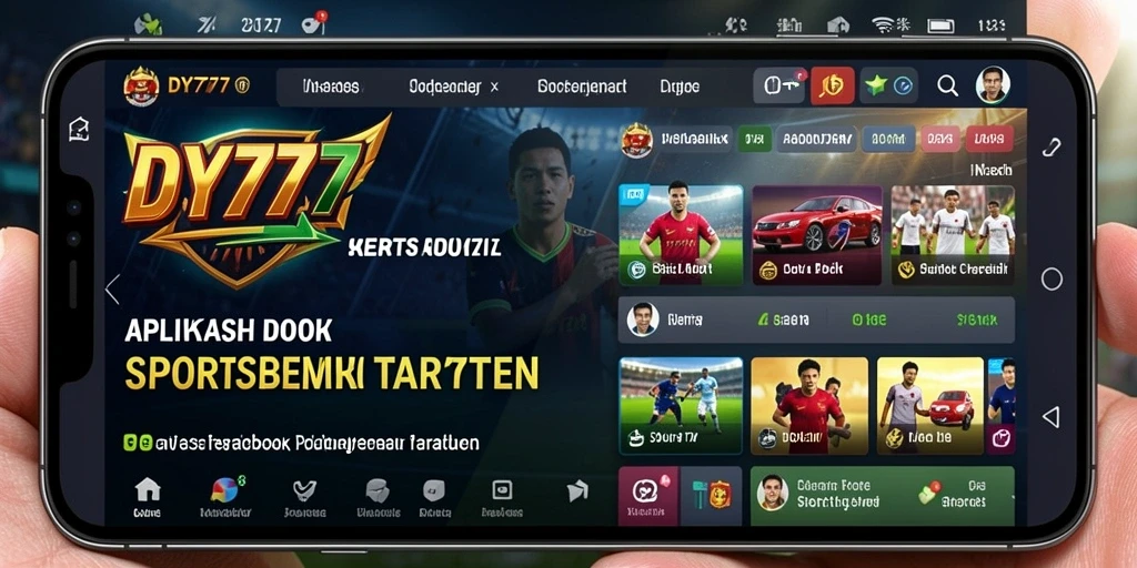 Tampilan gameplay dinamis dari aplikasi Sportsbook DY777.