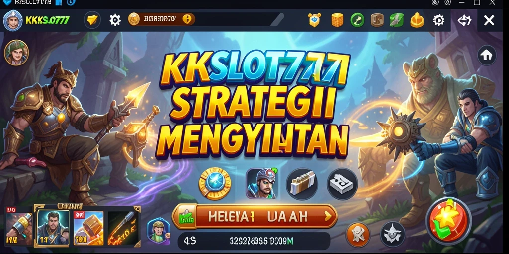 Tampilan gameplay KKSLOT777 yang menantang dan strategis.