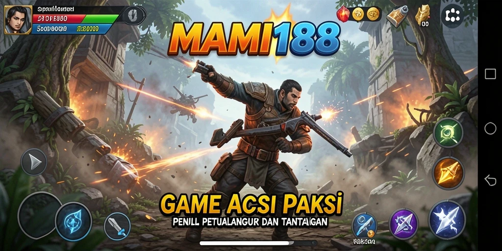 Tampilan gameplay MAMI188 yang penuh aksi dan petualangan.