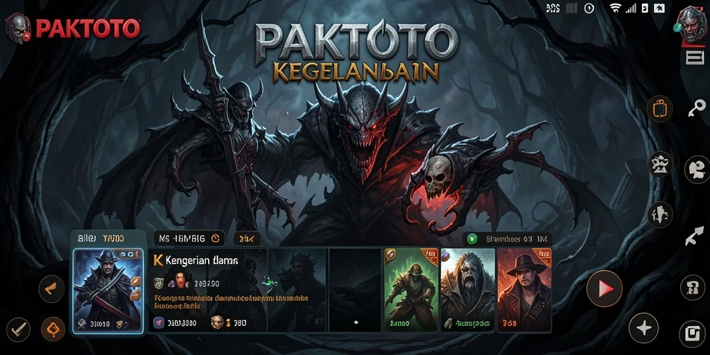 Tampilan gameplay PAKTOTO yang menegangkan dan penuh misteri.