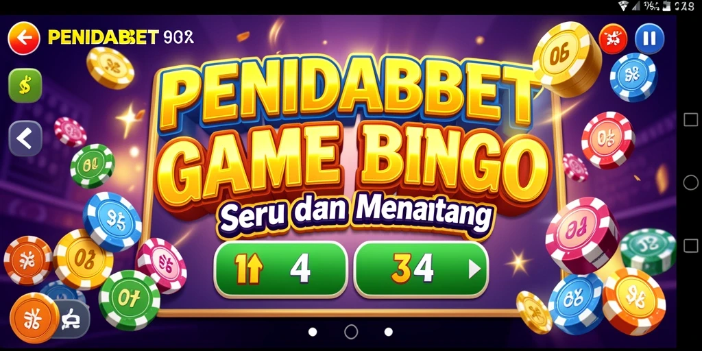 Tampilan gameplay Bingo di PENIDABET yang menarik dan seru.