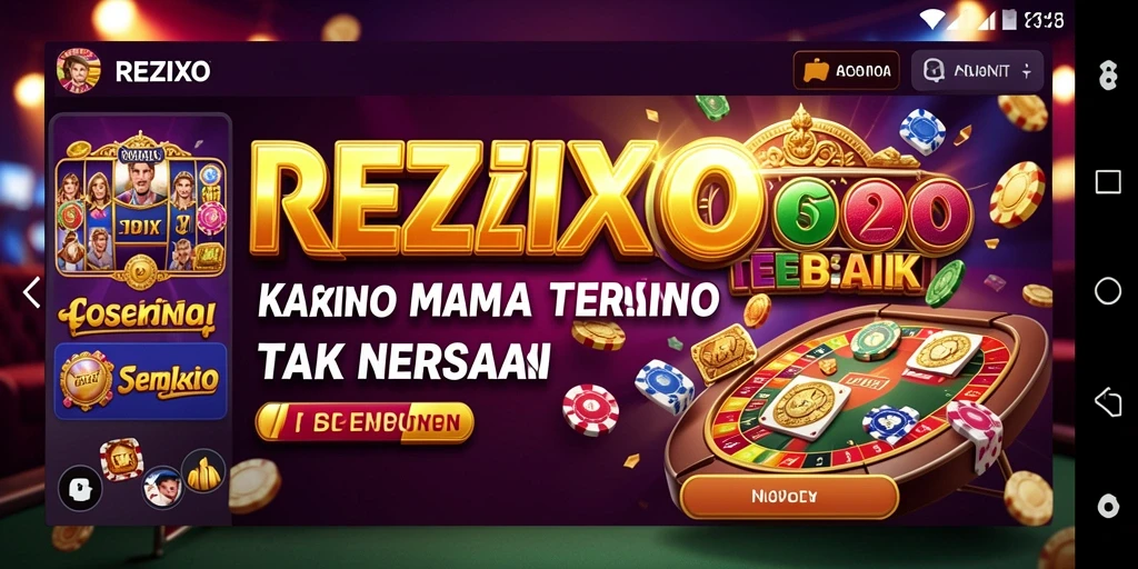 Screenshot gameplay REZIXO yang menampilkan keseruan permainan Kasino.