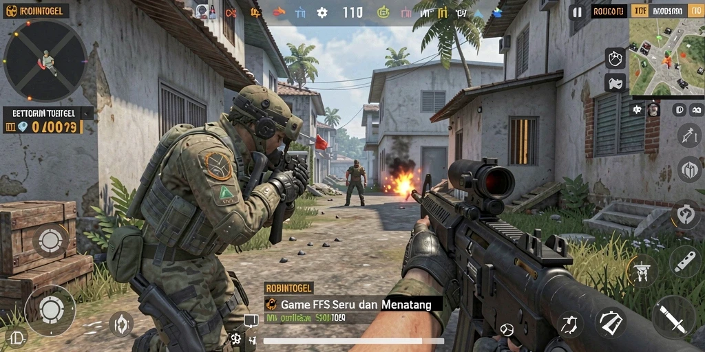 Gameplay ROBINTOGEL yang seru dan menantang di dunia FPS.