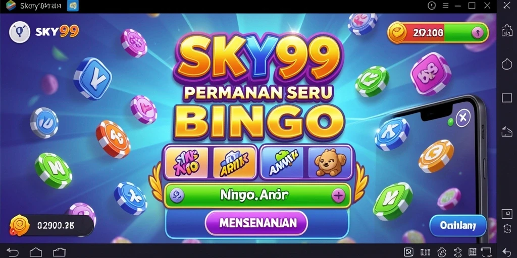 Tampilan gameplay seru SKY99 dalam bermain Bingo.