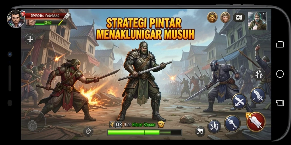 Gameplay seru yang menantang strategi pemain.