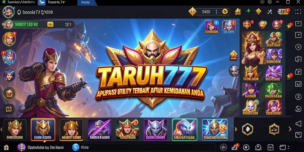 Tampilan utama TARUH777 menampilkan antarmuka yang intuitif dan fitur unggulan.