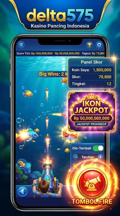 Tampilan utama aplikasi delta575 yang menarik dan informatif.